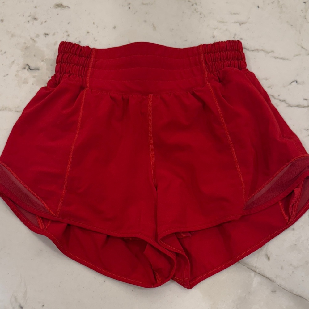 lululemon athletica Dark Red Athletic Shorts
